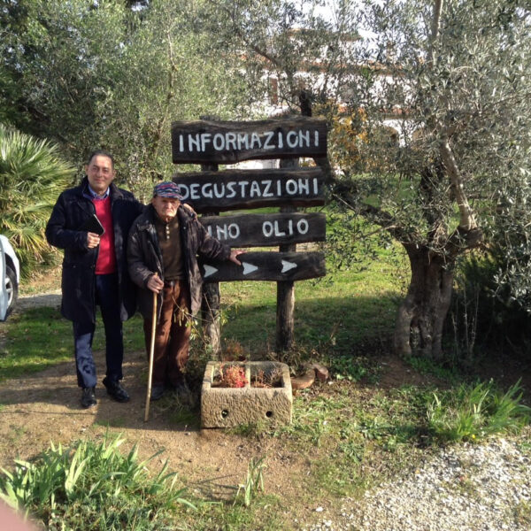 Visita azienda vinicola Chiappini in Bolgheri con il capostipite Nilo di 95 anni - 18dic2013