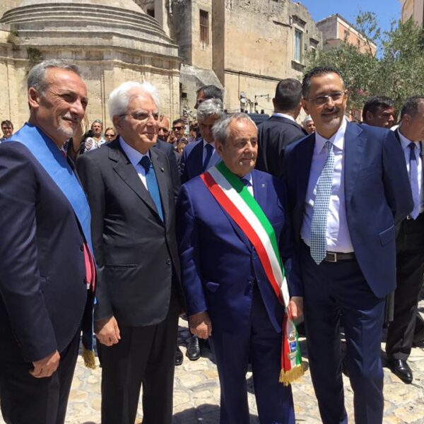 Con il Presidente della repubblica Mattarella a Matera