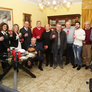 Con Ornella Trotta e gli amici di Contursi